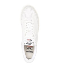 weiße Leder niedrige Sneakers von AUTRY