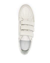 weiße Leder niedrige Sneakers von Ami Paris