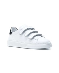 weiße Leder niedrige Sneakers von Hogan