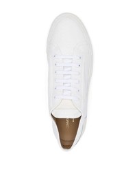 weiße Leder niedrige Sneakers von Common Projects