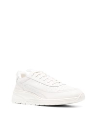 weiße Leder niedrige Sneakers von Common Projects