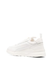 weiße Leder niedrige Sneakers von Common Projects