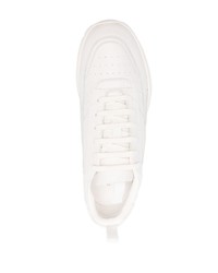 weiße Leder niedrige Sneakers von Common Projects