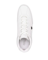 weiße Leder niedrige Sneakers von Polo Ralph Lauren