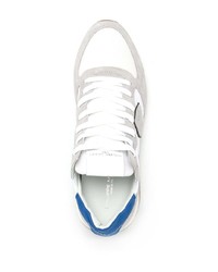 weiße Leder niedrige Sneakers von Philippe Model Paris