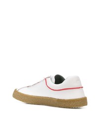 weiße Leder niedrige Sneakers von Camper