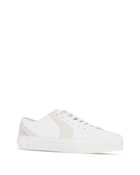 weiße Leder niedrige Sneakers von Burberry