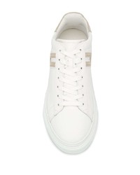 weiße Leder niedrige Sneakers von Hogan