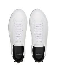 weiße Leder niedrige Sneakers von Givenchy