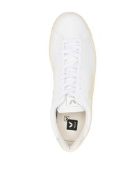 weiße Leder niedrige Sneakers von Veja