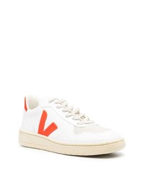 weiße Leder niedrige Sneakers von Veja