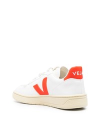 weiße Leder niedrige Sneakers von Veja