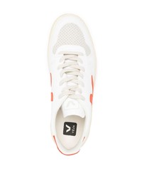 weiße Leder niedrige Sneakers von Veja