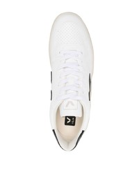 weiße Leder niedrige Sneakers von Veja