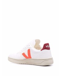 weiße Leder niedrige Sneakers von Veja