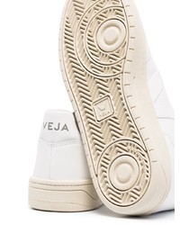 weiße Leder niedrige Sneakers von Veja