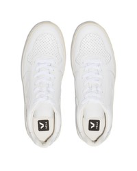 weiße Leder niedrige Sneakers von Veja