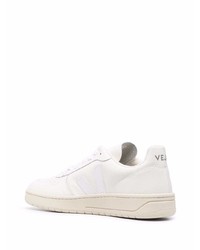 weiße Leder niedrige Sneakers von Veja