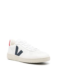 weiße Leder niedrige Sneakers von Veja