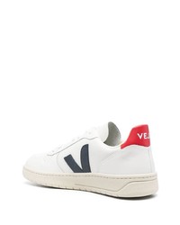 weiße Leder niedrige Sneakers von Veja