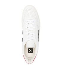 weiße Leder niedrige Sneakers von Veja