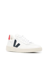 weiße Leder niedrige Sneakers von Veja