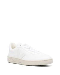 weiße Leder niedrige Sneakers von Veja