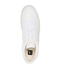 weiße Leder niedrige Sneakers von Veja