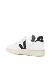 weiße Leder niedrige Sneakers von Veja