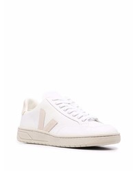 weiße Leder niedrige Sneakers von Veja