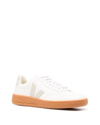 weiße Leder niedrige Sneakers von Veja