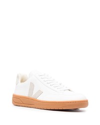 weiße Leder niedrige Sneakers von Veja