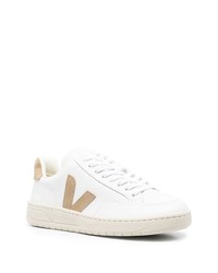 weiße Leder niedrige Sneakers von Veja