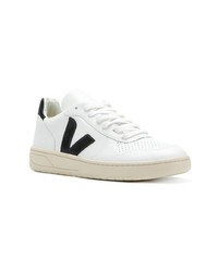 weiße Leder niedrige Sneakers von Veja