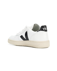 weiße Leder niedrige Sneakers von Veja