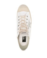 weiße Leder niedrige Sneakers von Golden Goose