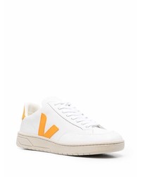 weiße Leder niedrige Sneakers von Veja