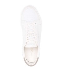 weiße Leder niedrige Sneakers von Kurt Geiger London