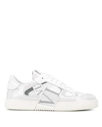 weiße Leder niedrige Sneakers von Valentino Garavani