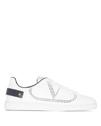 weiße Leder niedrige Sneakers von Valentino Garavani