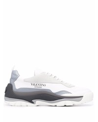 weiße Leder niedrige Sneakers von Valentino Garavani