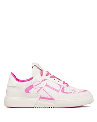 weiße Leder niedrige Sneakers von Valentino Garavani