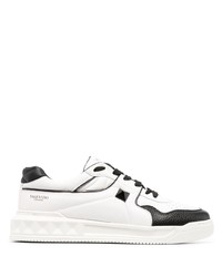 weiße Leder niedrige Sneakers von Valentino Garavani