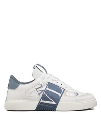 weiße Leder niedrige Sneakers von Valentino Garavani