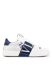 weiße Leder niedrige Sneakers von Valentino Garavani