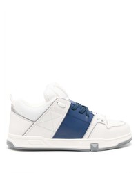 weiße Leder niedrige Sneakers von Valentino Garavani