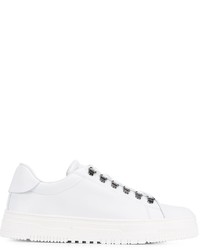 weiße Leder niedrige Sneakers von Valentino Garavani