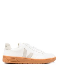 weiße Leder niedrige Sneakers von Veja