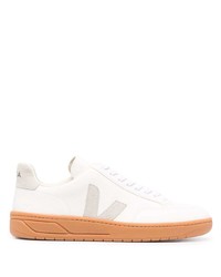 weiße Leder niedrige Sneakers von Veja