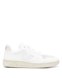 weiße Leder niedrige Sneakers von Veja